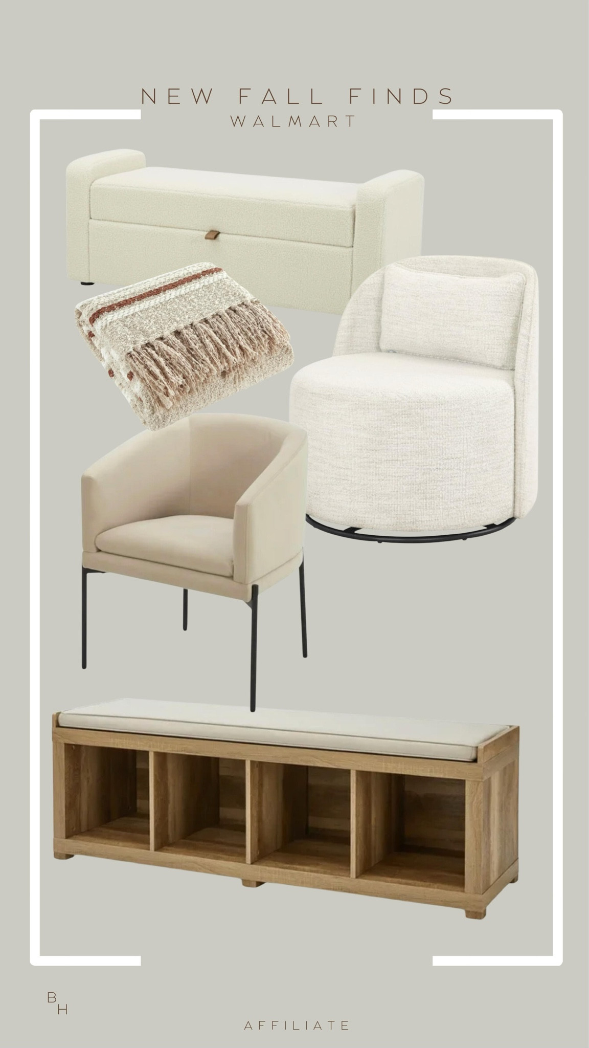 New home accent finds in the Walmart Fall Drop this week! 

Walmart home / look for less / decor
 refresh / neutrals / affordable home / home decor / outdoor / budget finds / calm decor / muted tones
