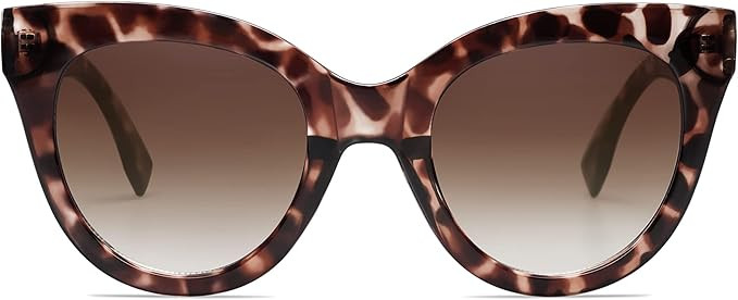SOJOS Retro Oversized Cateye Sunglasses for Women Large Vintage Trendy Shades SJ2074 | Amazon (US)