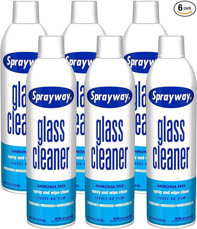 Sprayway Glass Cleaner with Foaming Spray for a Streak-Free Shine for Home and Automotive Use, 19... | Amazon (US)