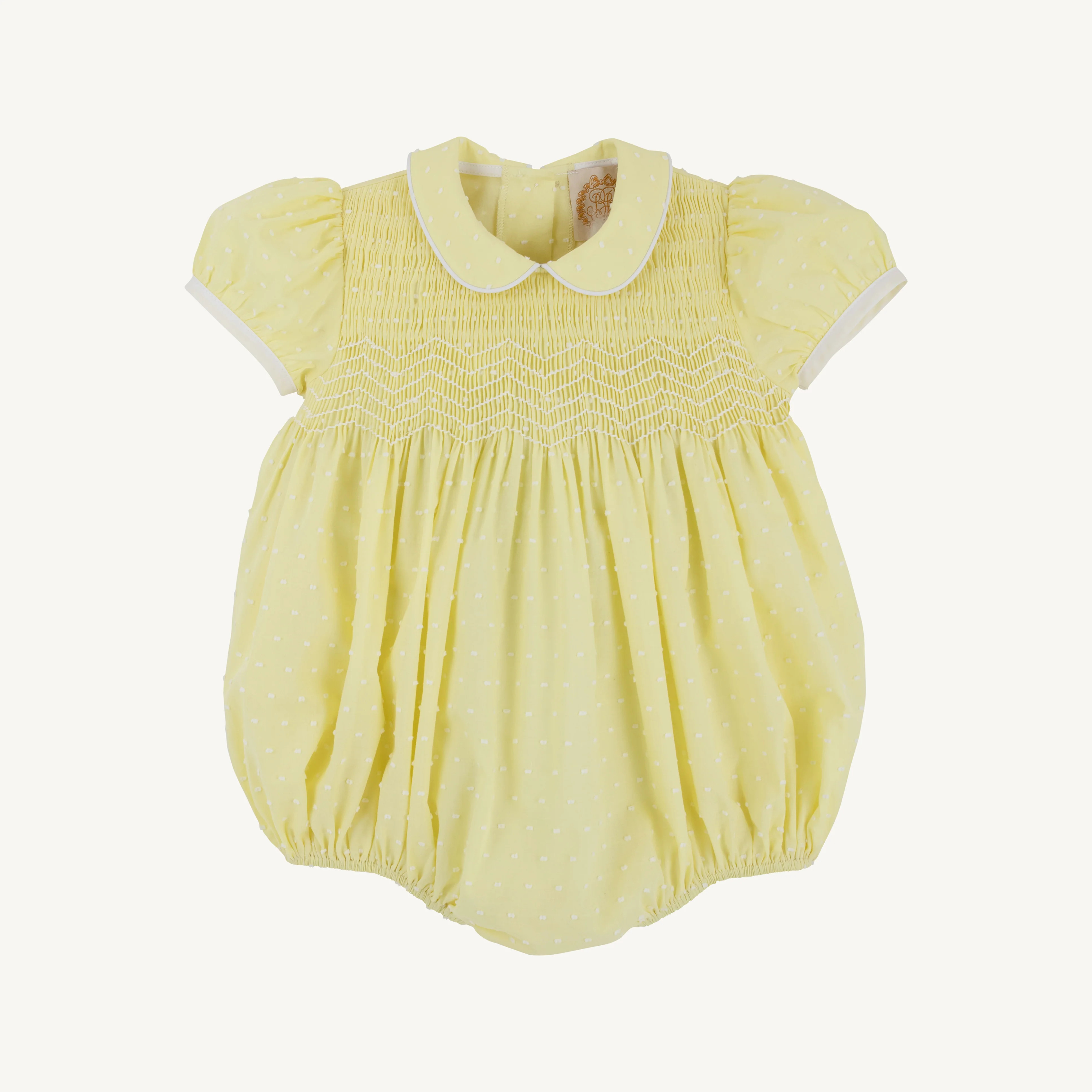 Dollie Mae Bubble - York Yellow & Worth Avenue White Dallas Dot | The Beaufort Bonnet Company