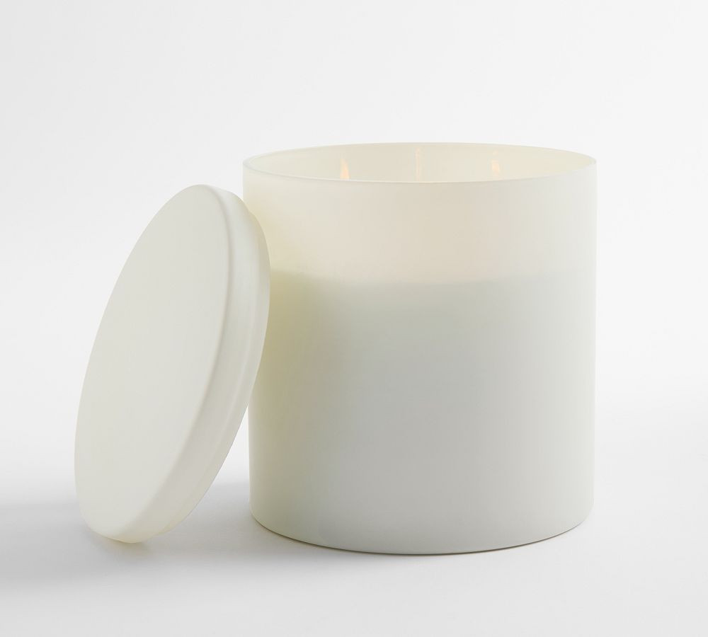 Heirloom Matte Scented Candle, Large, White Santal Rosewood | Pottery Barn (US)