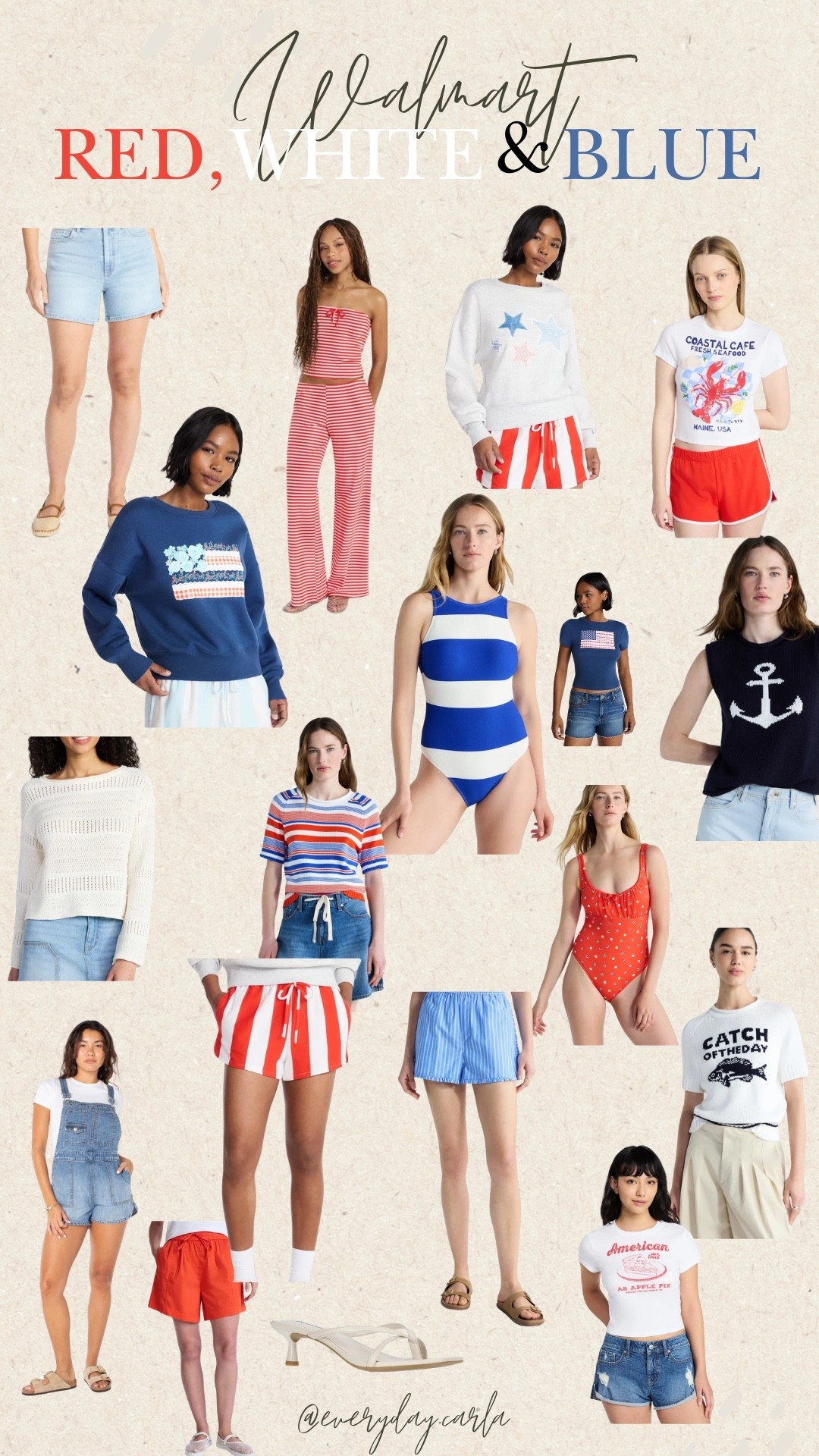 Walmart’s latest drop ❤️🤍🩵
Obsessed with all these for Memorial Day and Fourth of July!! 🇺🇸 

Walmart | LTK Summer | Fourth Of July 

#LTKSeasonal