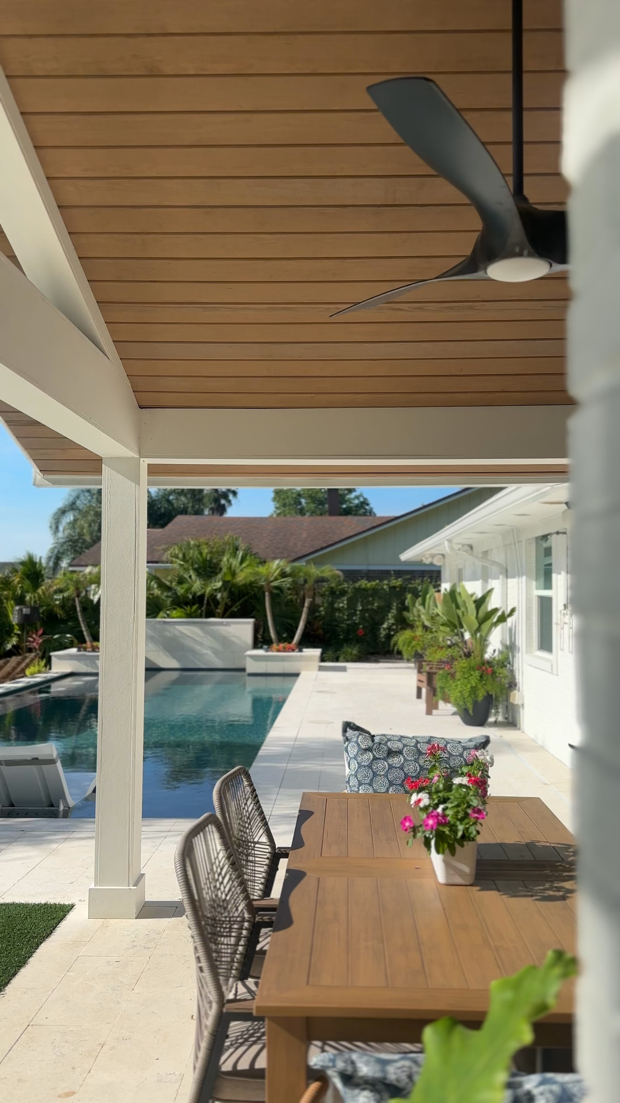 Outdoor furniture patio decor backyard design outdoor fan and sconce lighting Polywood dupe alternatives table doing 

#LTKHome #LTKFindsUnder100 #LTKFallSale