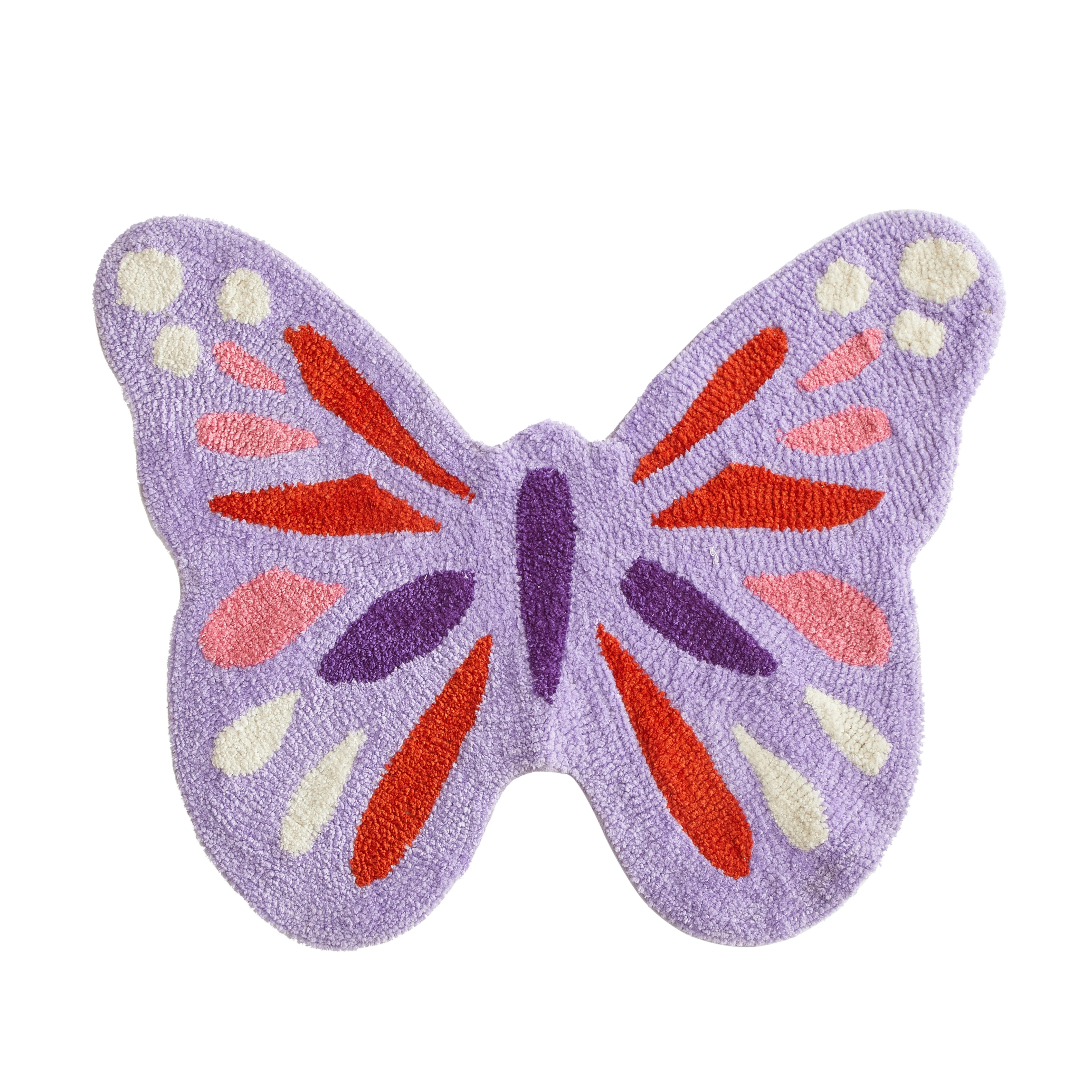 Mainstays 30" x 24" Butterfly Shaped Rug, Multi-Color | Walmart (US)