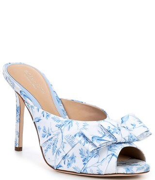 x Born on Fifth Arden Bird Bow Dress Mules | Dillards
