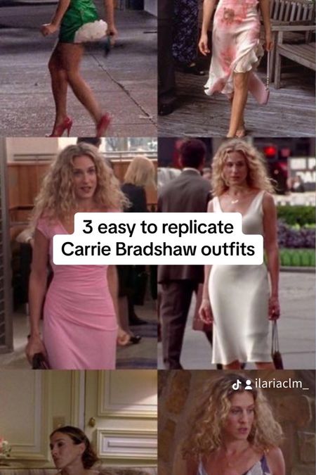 3 easy to recreate Carrie Bradshaw outfits

#LTKstyletip #LTKunder50 #LTKeurope