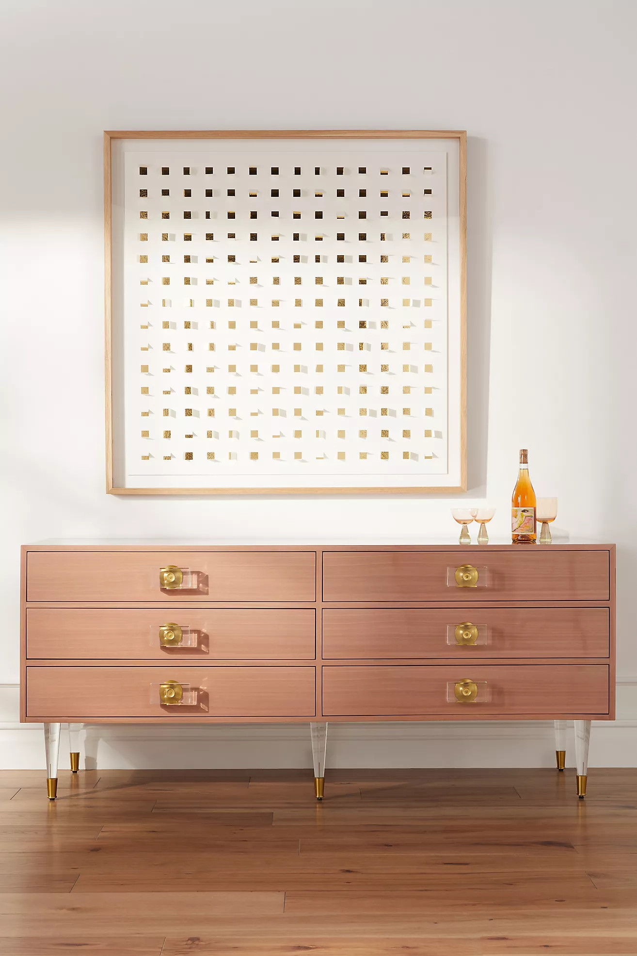 Lacquered Regency Six-Drawer Dresser | Anthropologie (US)