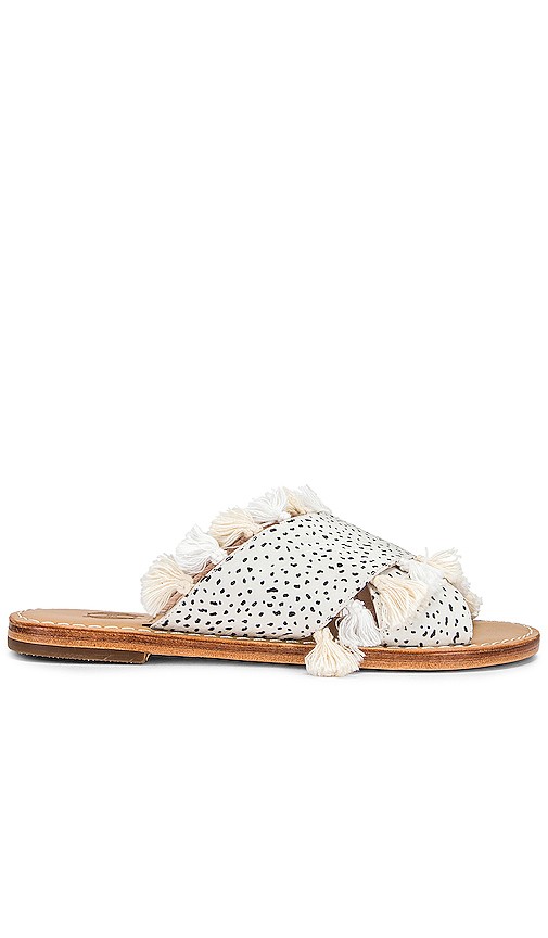 X REVOLVE Ginny Slide in White Multi | Revolve Clothing (Global)