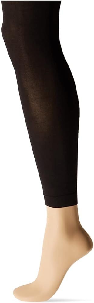 Hanes Script Footless Tights with X-Temp Technology, Same to Waist, Black | Amazon (US)