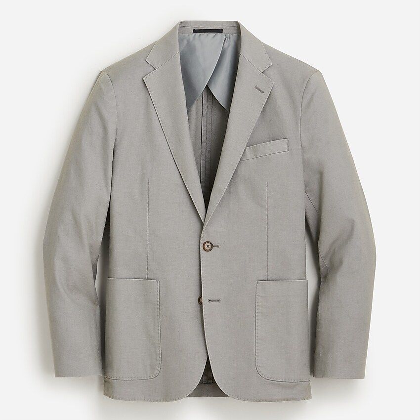 Slim-fit suit jacket in stretch hemp-organic cotton | J.Crew US