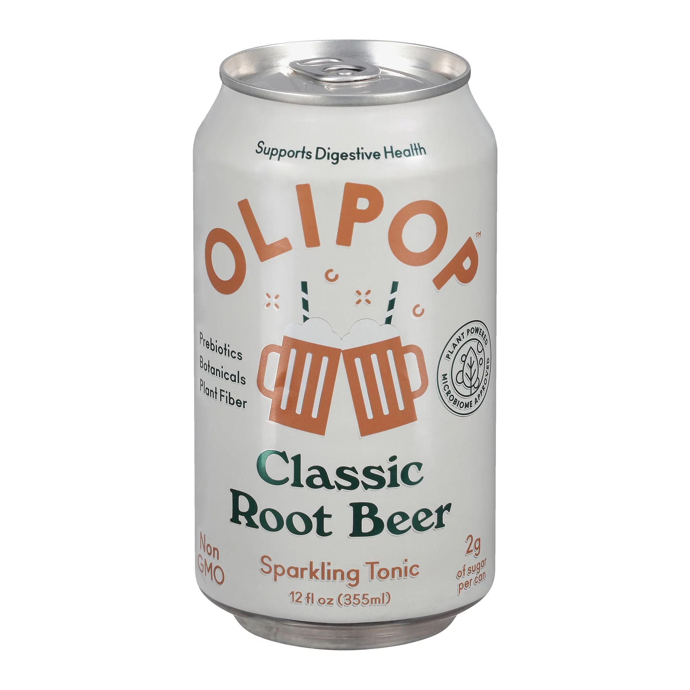 OLIPOP A New Kind of Soda, Root Beer Sparkling Tonic, 12 fl oz | Walmart (US)