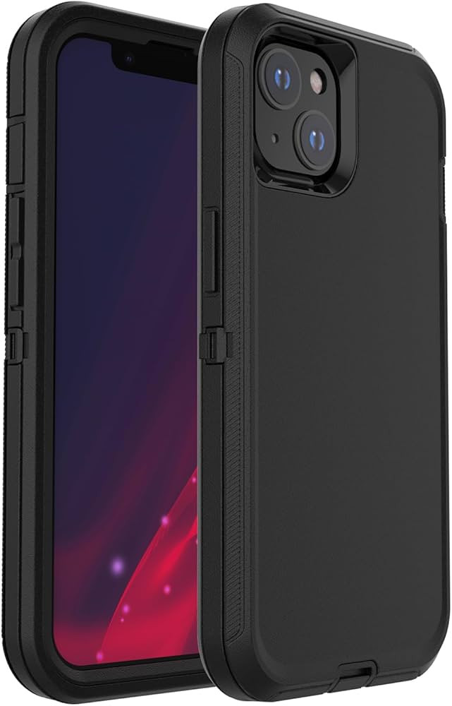 Pdxox for iPhone 14 & iPhone 13 Case Heavy Duty, [Shockproof] [Dropproof] [3-Layer] Military Grad... | Amazon (CA)