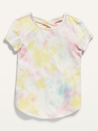 Short-Sleeve Tulip-Hem Tunic for Toddler Girls | Old Navy (US)