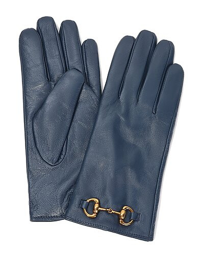 Cashmere-Lined Leather Gloves | Rue La La