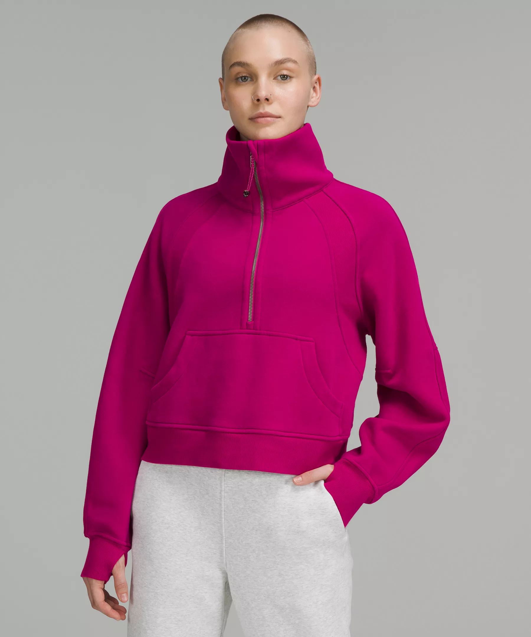 Scuba Oversized Funnel Neck Half-Zip | Women's Hoodies & Sweatshirts | lululemon | Lululemon (US)