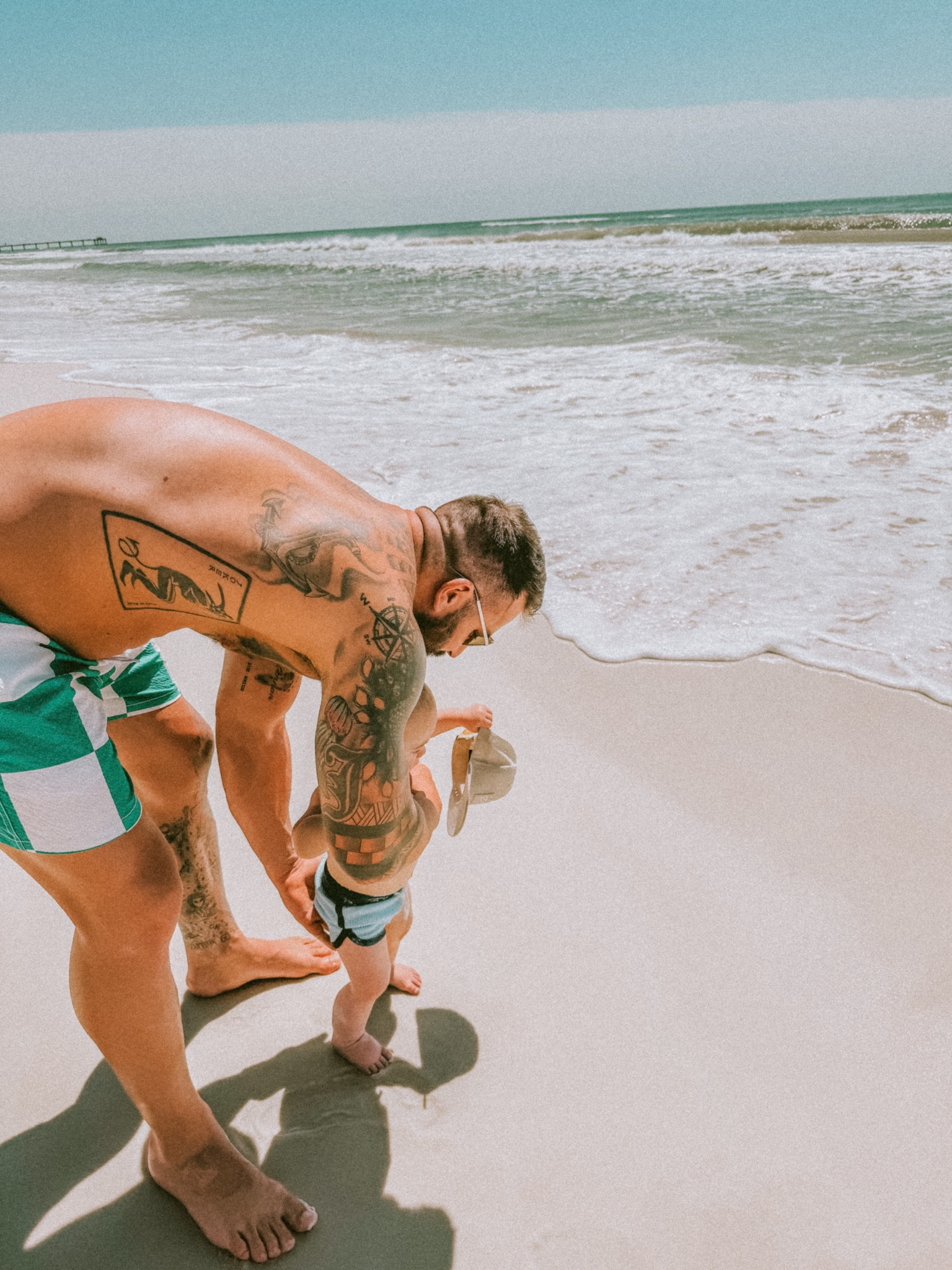 obsessed with these checkered mens swim 💚

#LTKswim #LTKfamily #LTKmens