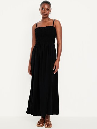 Fit & Flare Sleeveless Maxi Dress | Old Navy (US)