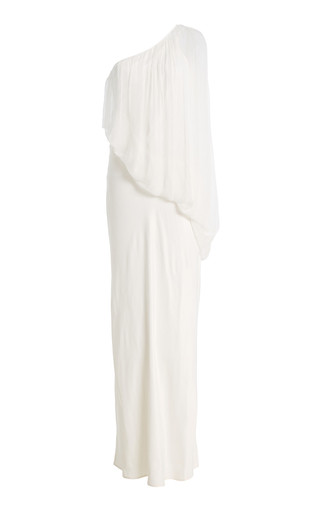 Solstice One-Shoulder Chiffon Maxi Dress | Moda Operandi (Global)