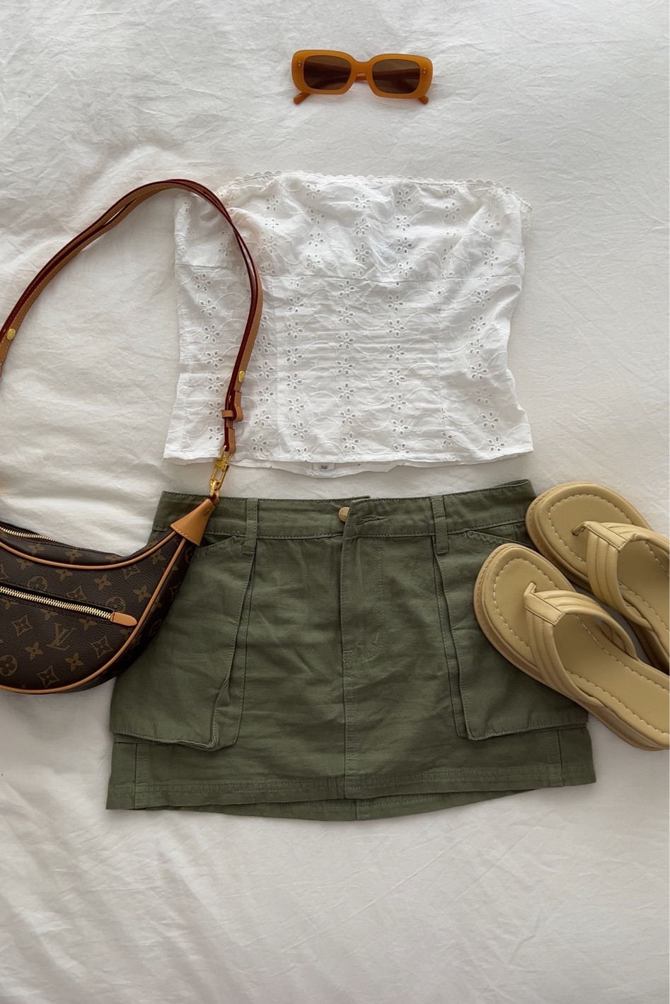 everyday cute summer outfit with mini skirt and girly white tube top 

#LTKfit #LTKaustralia