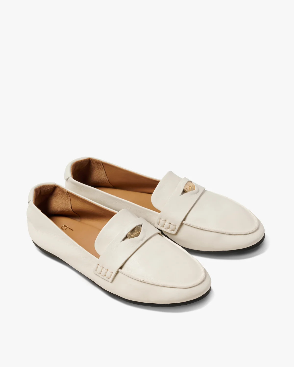 Henny Leather Penny Loafer - Vanilla | beek | beek