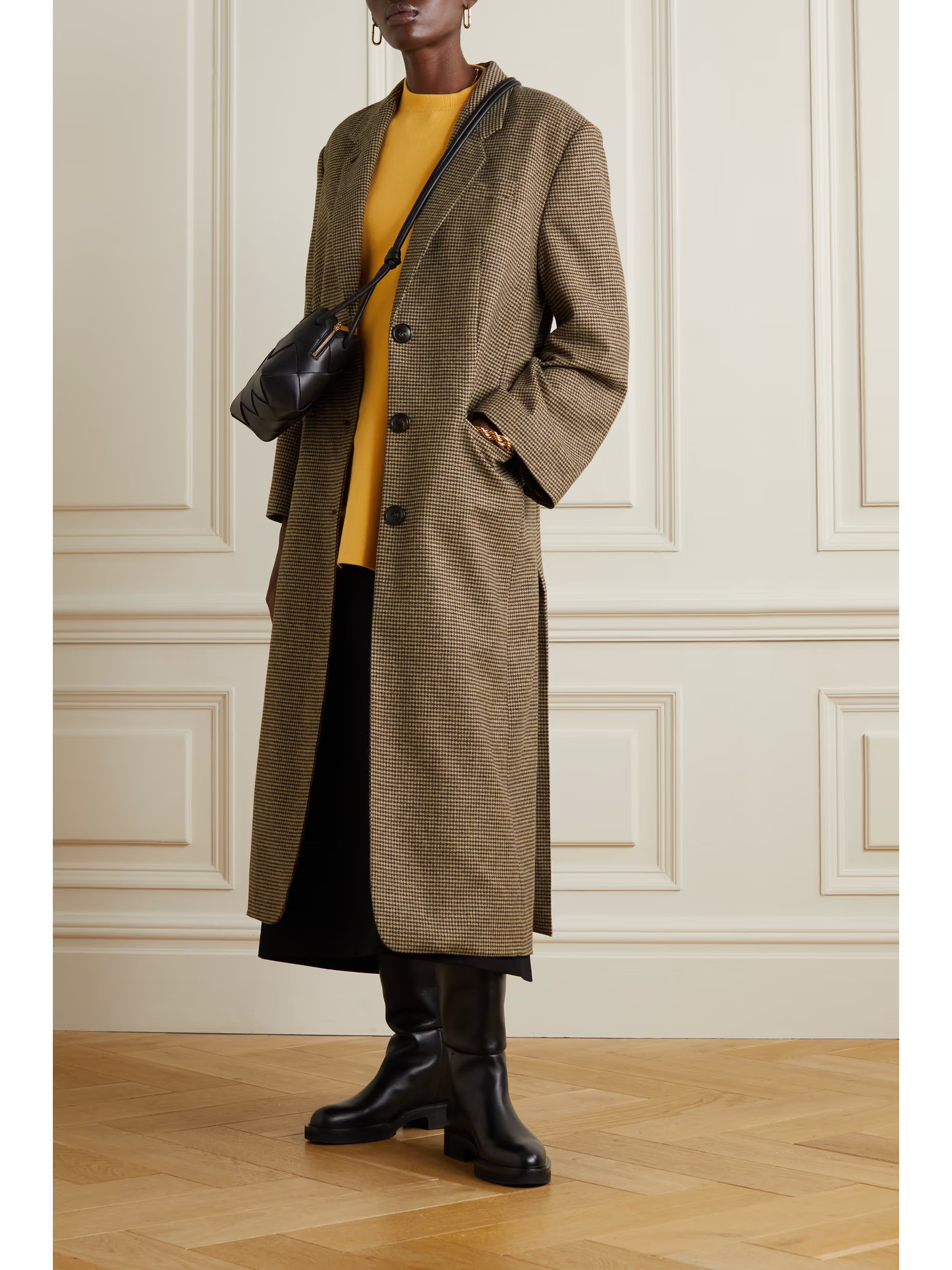 BY MALENE BIRGERRosennan houndstooth woven coat | NET-A-PORTER (US)