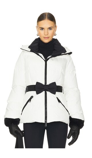 Bowy Goose Down Puffer in Cream | Revolve Clothing (Global)