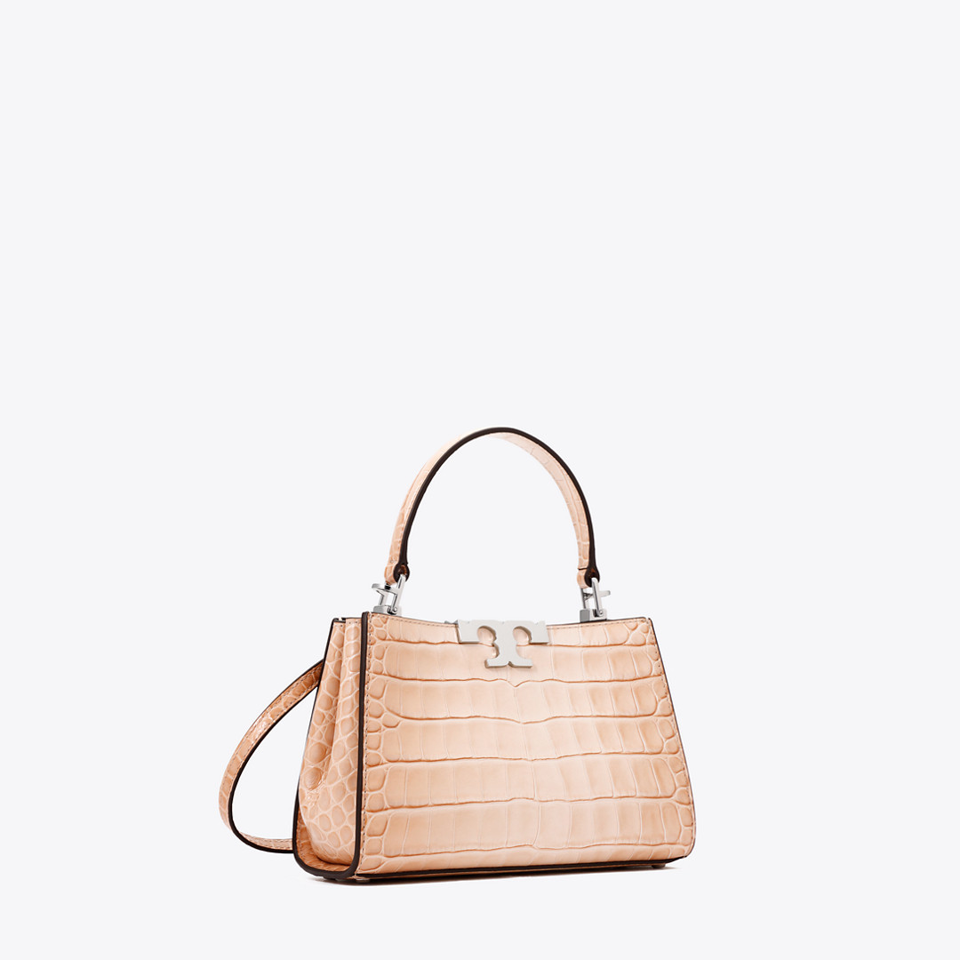 Tory Burch Mini Eleanor Croc-Embossed Satchel | Tory Burch (US)