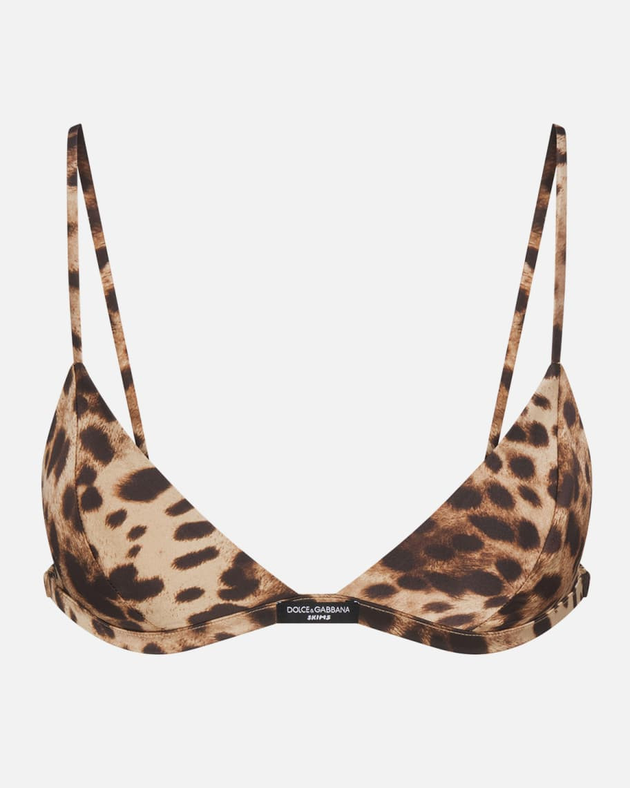 Dolce&Gabbana x SKIMS Silk Triangle Bralette | Neiman Marcus