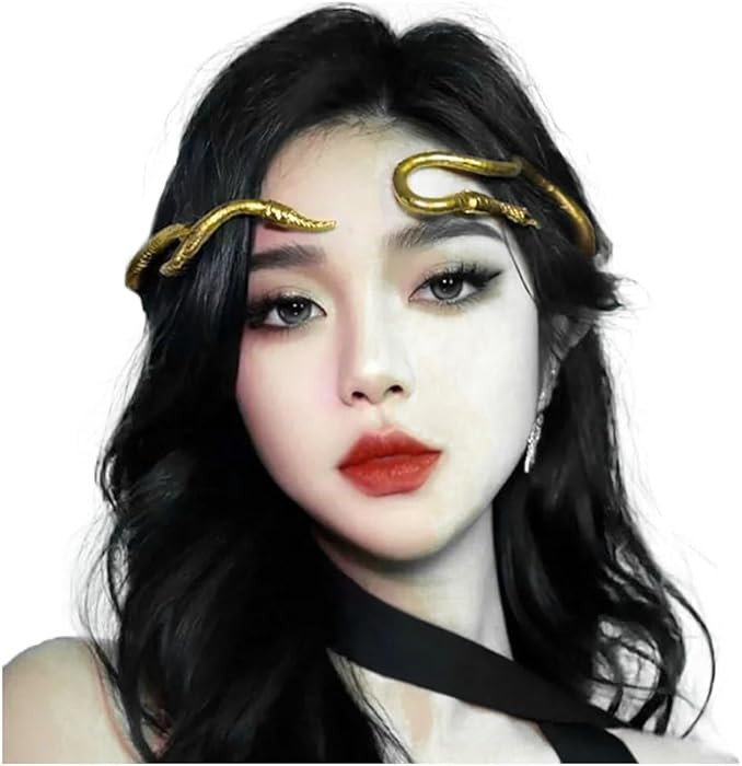 Bendable Snake Scorpion Headpiece for Women Adjustable Punk Snake Choker - Flexible Multi-Purpose... | Amazon (US)