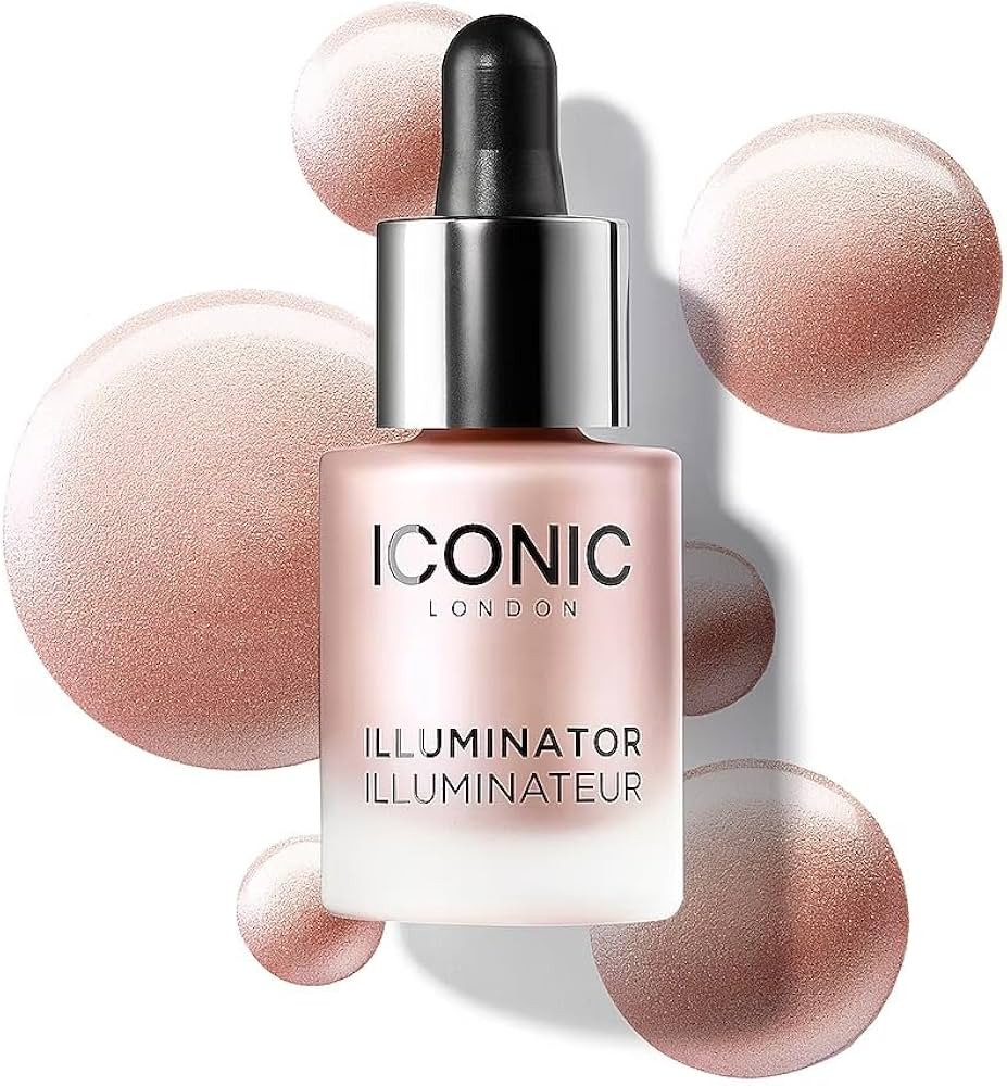 ICONIC LONDON Illuminator | Liquid Highlighting Drops for a Radiant Glow, Cruelty-Free, Vegan Mak... | Amazon (US)