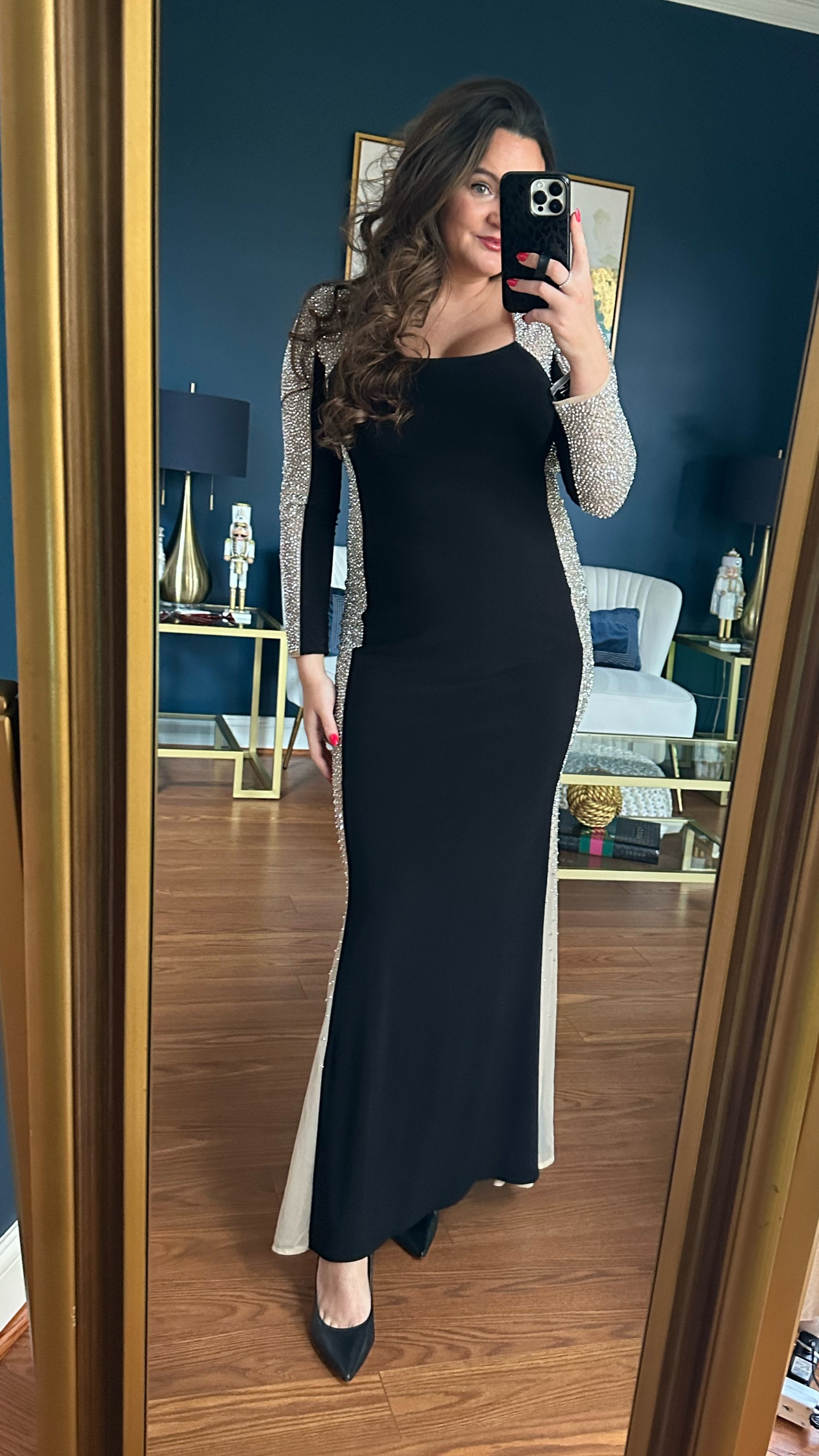 such a comfy and flattering gown