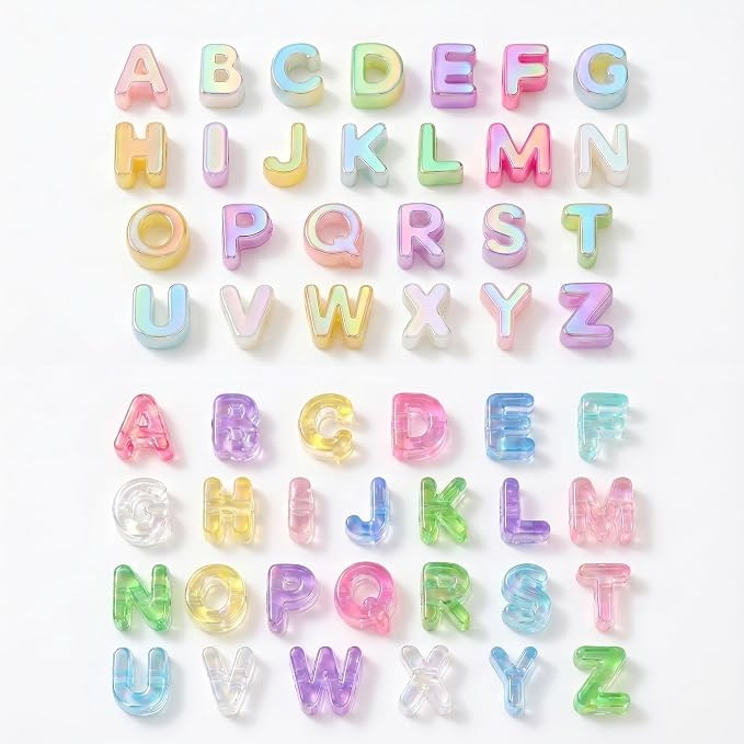 Transparent Colorful 26pcs + Jelly AB Colorful 26pcs | Amazon (US)
