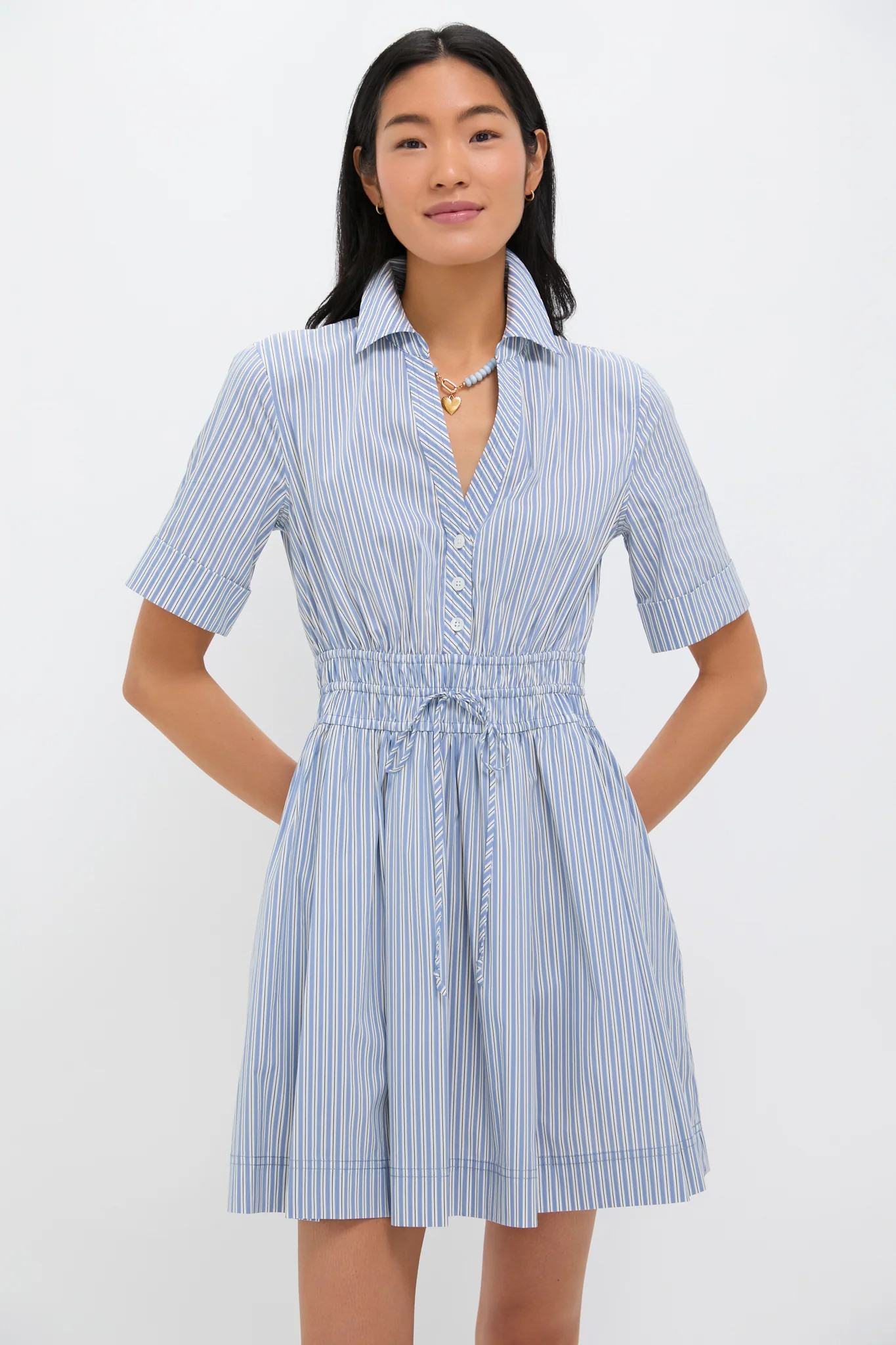 Blue and Multi Susan Dress | Tuckernuck (US)