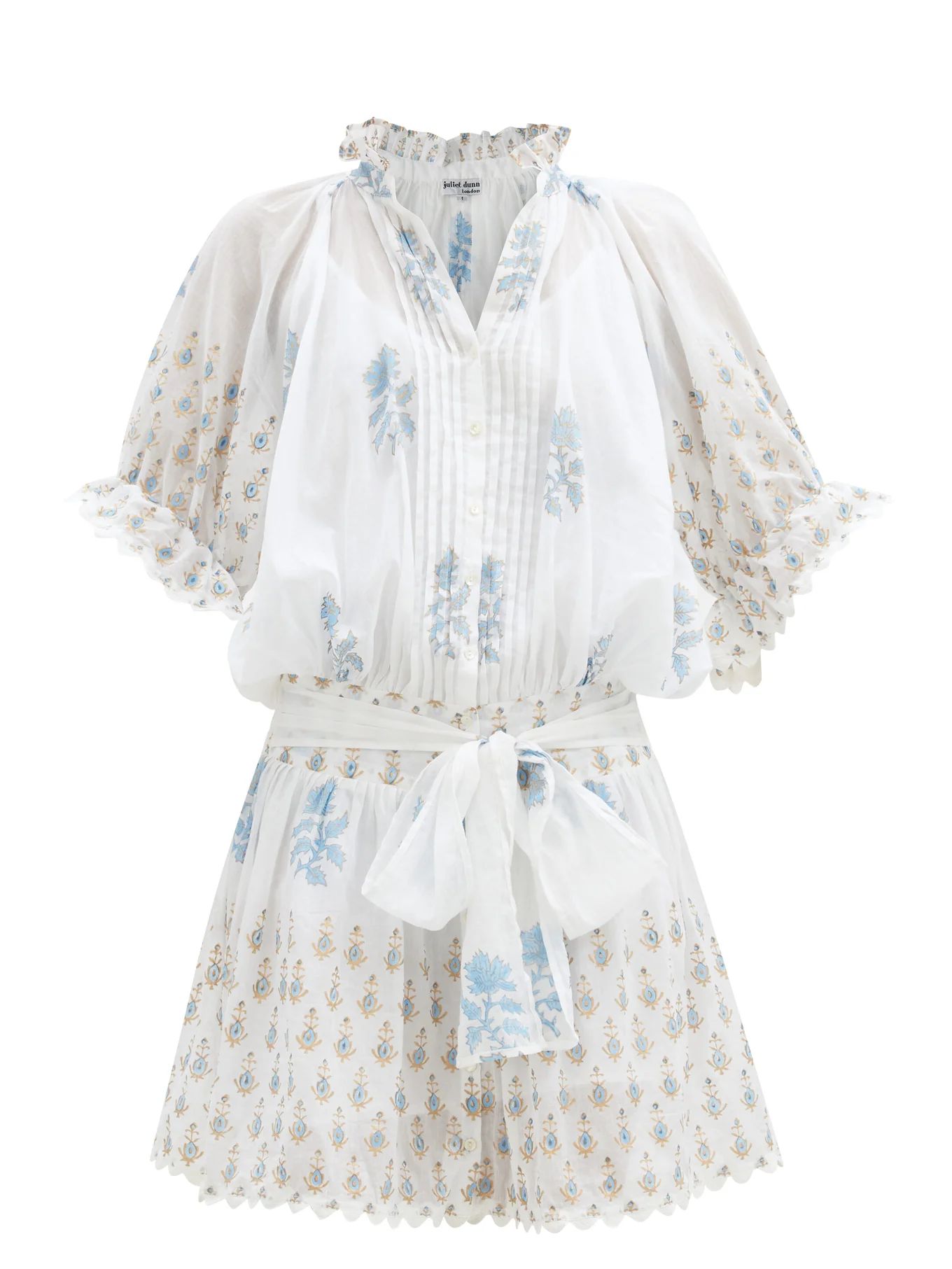 Floral-print cotton-voile mini dress | Matches (US)