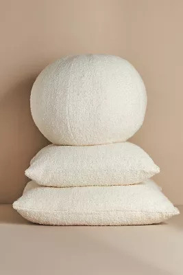 Cozy Bouclé Pillow | Anthropologie (US)