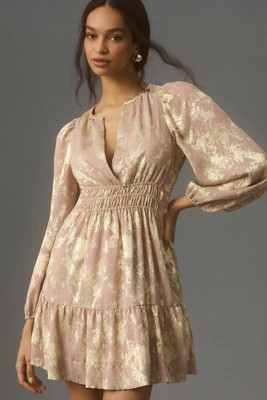 The Long-Sleeve Somerset Mini Dress | Anthropologie (US)