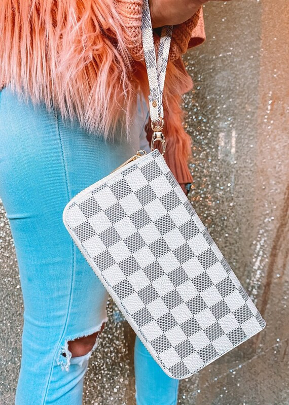 Checkered RDIF Wallet | Etsy (US)