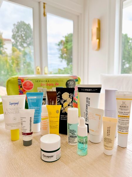 I love the Sephora Favorites Kits that give you two full-size products and a ton of samples to try for $39. This year‘s Sun safety kit has tons of brands that I’m excited to try. It’s a great way to test out products with the sample sizes without paying for large full-size products sold at regular prices. ☀️ 





#LTKtravel #LTKbeauty #LTKfindsunder50