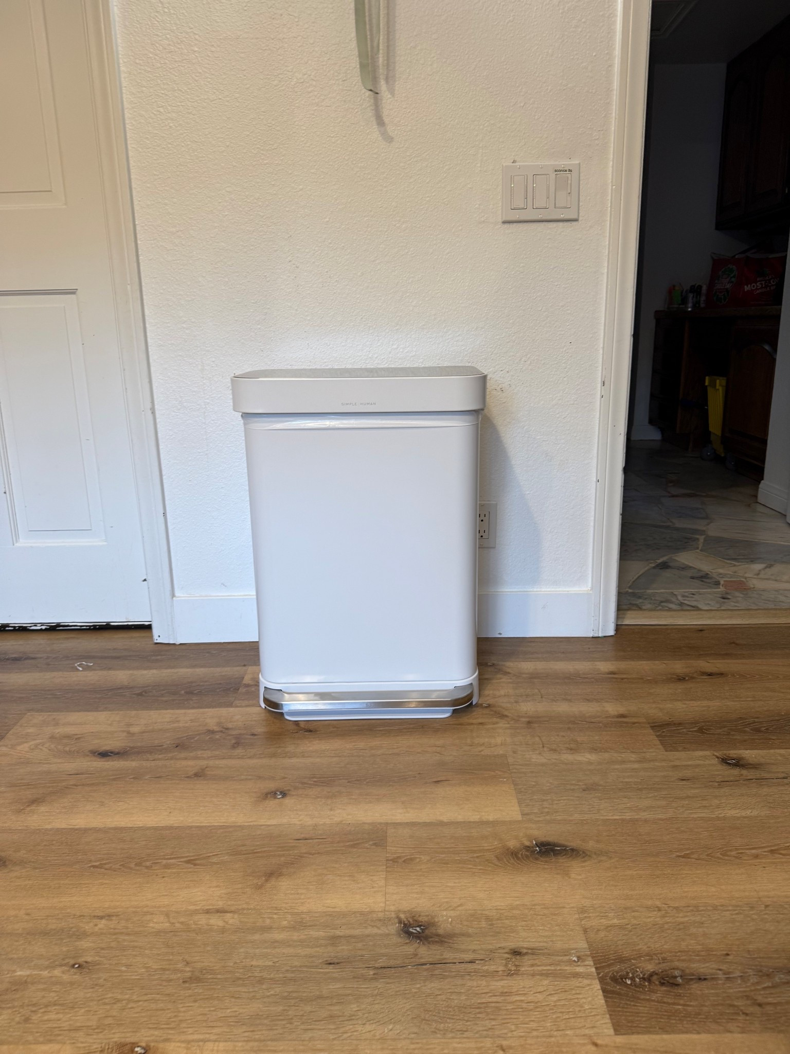 Went ahead and bought a new kitchen trash can because the lid on our old one broke. Obsessed with this one!! We got it in 55L size. They have all different options and colors—including the dual container with one side trash and one side recycling! I almost bought the gold one because it’s 😍.

#LTKHome #LTKU #LTKmomlife