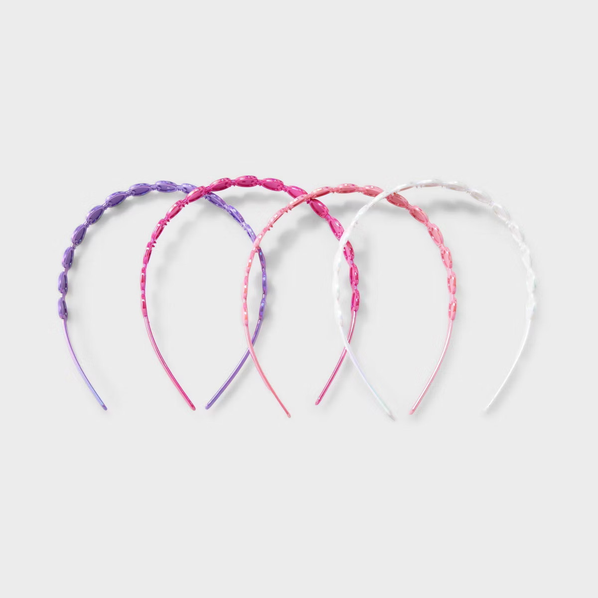 Girls' 4pk Plastic Heart Headband - Cat & Jack™️: Fashion Accessory for All Hair Types | Target