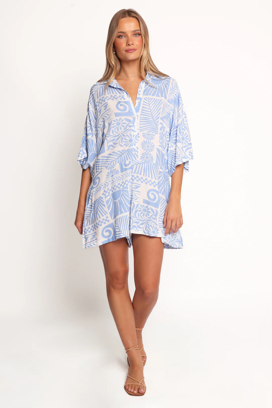 Ellisa Romper - Blue Floral | Petal & Pup (US)