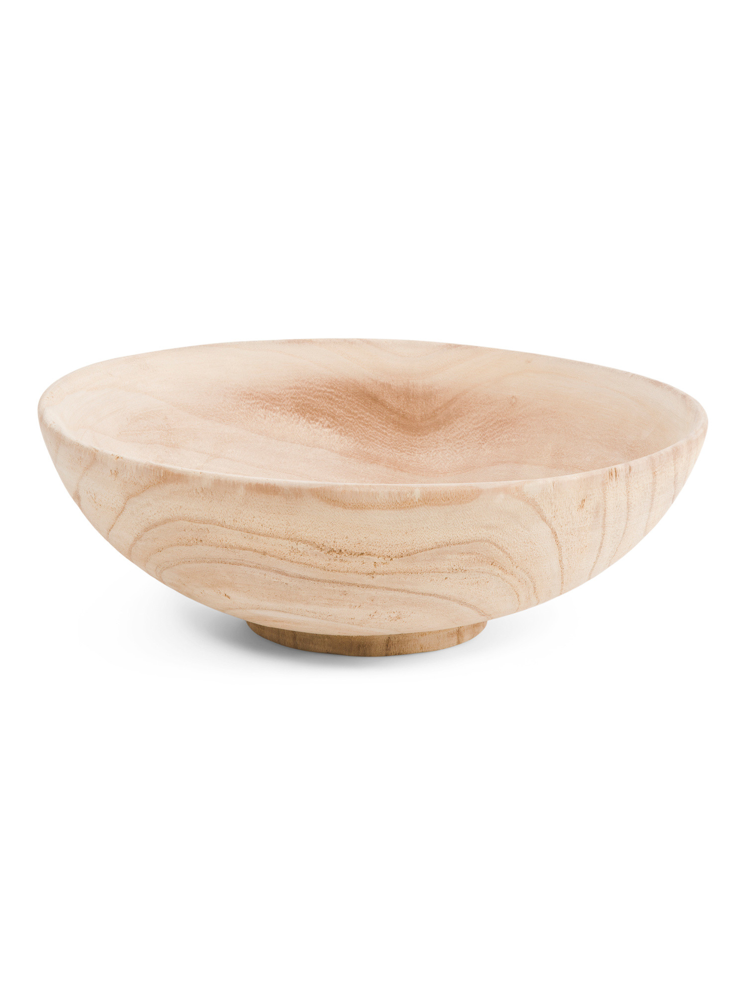 14x4.5 Selma Solid Wood Bowl | TJ Maxx