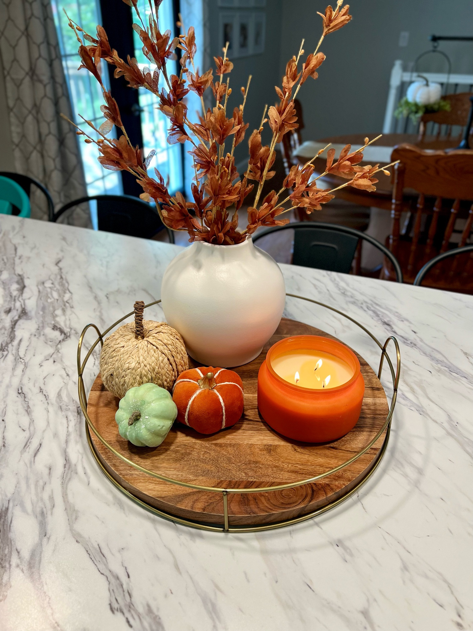Fall tray decor! Simple and can decorate for each season! Most things are from Target🎃

#LTKhome #LTKunder100 #LTKSeasonal