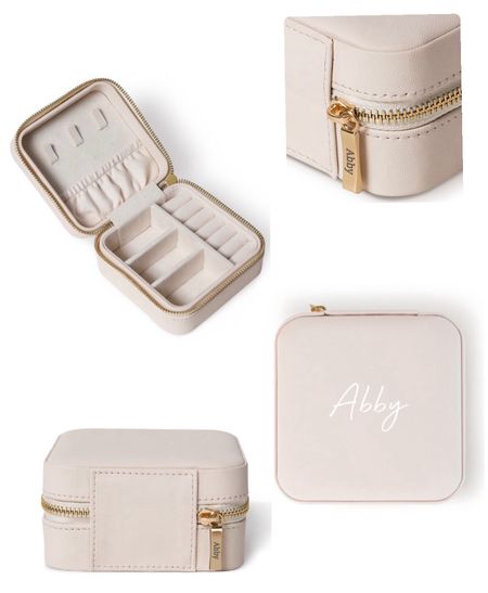 Personalized travel jewelry case. Customized jewelry case. 

#LTKsalealert #LTKfindsunder100 #LTKGiftGuide