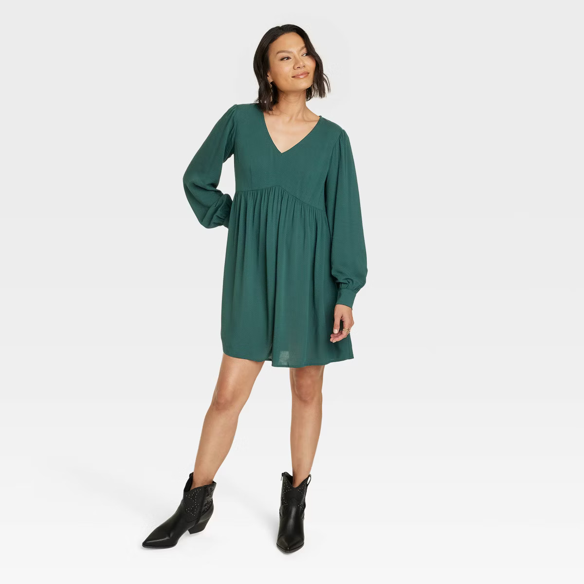 Women's Bishop Sleeve A-Line Dress - Knox Rose™ | Target