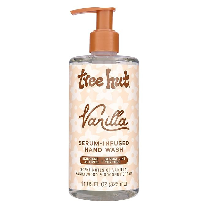 Tree Hut Vanilla Serum Infused Hand Wash, Nourish & Hydrate Hands, Strengthening Skin Care, Long-... | Amazon (US)