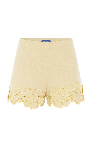 Elle Applique Tweed Shorts | Moda Operandi (Global)