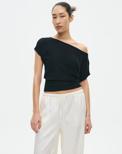 Off Shoulder Knit Top in Black | Glassons US | Glassons (Australia)