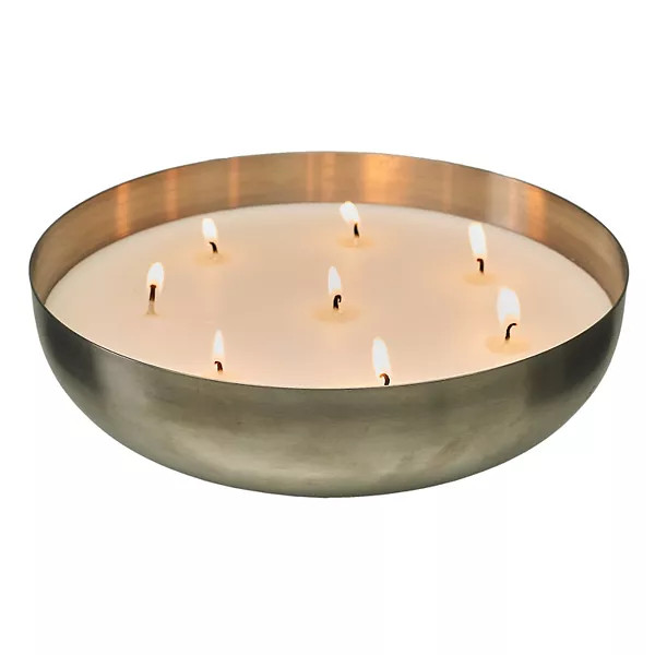 Sonoma Goods For Life® Oversized Gold Bowl Apple Spice Candle | Kohl's