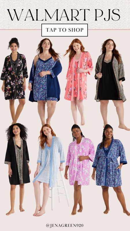 Walmart Pajamas | Walmart Robe | Walmart Fashion

#LTKstyletip #LTKfindsunder50 #LTKfindsunder100